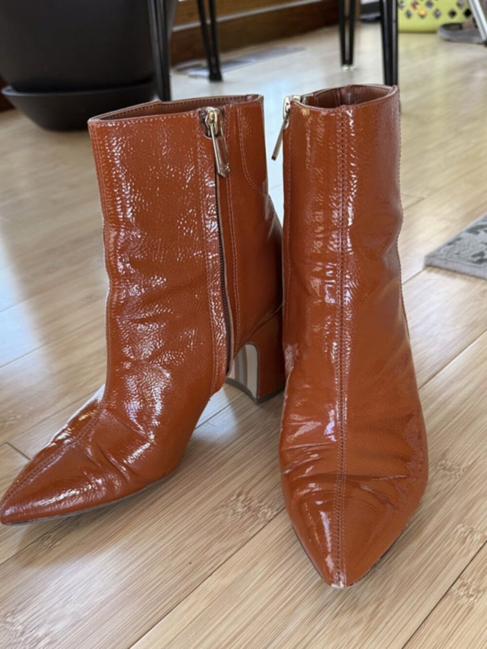 SAM EDELMAN | Burnt Orange Ankle Boots 6.5
